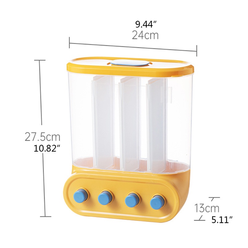 Hộp Đựng Gạo / Ngũ Cốc Gắn Tường Tiện Lợi