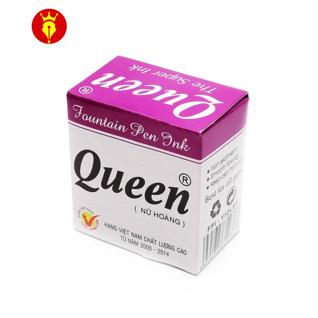 Mực Queen 30ml, Mực Cao Cấp Tím, Mực Nữ Hoàng, vbigvietnam