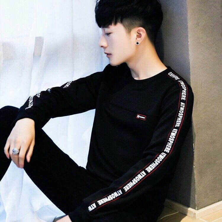 Áo thun nam dài tay teen 03 (đen, trăng, đỏ) | BigBuy360 - bigbuy360.vn