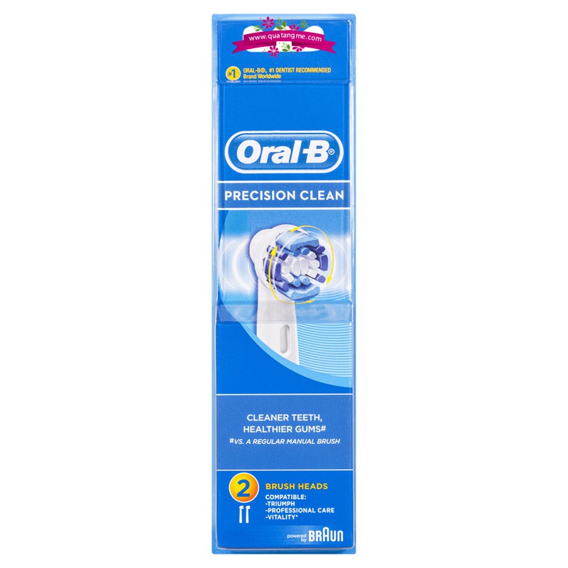 Bộ 2 đầu bàn chải điện Oral-B Precision Clean