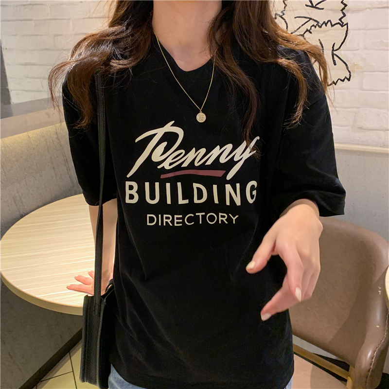 SUXI Áo Thun Cotton Oversize Tay Ngắn Cho Nữ