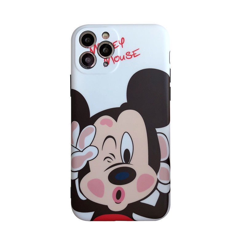 Ốp Điện Thoại Hình Chuột Mickey Minnie Cho iPhone 14 Pro Max 13 Pro Max 12 Pro Max 12 Mini 11 Pro Max 7 8 Plus SE 2020 X Xs Max XR