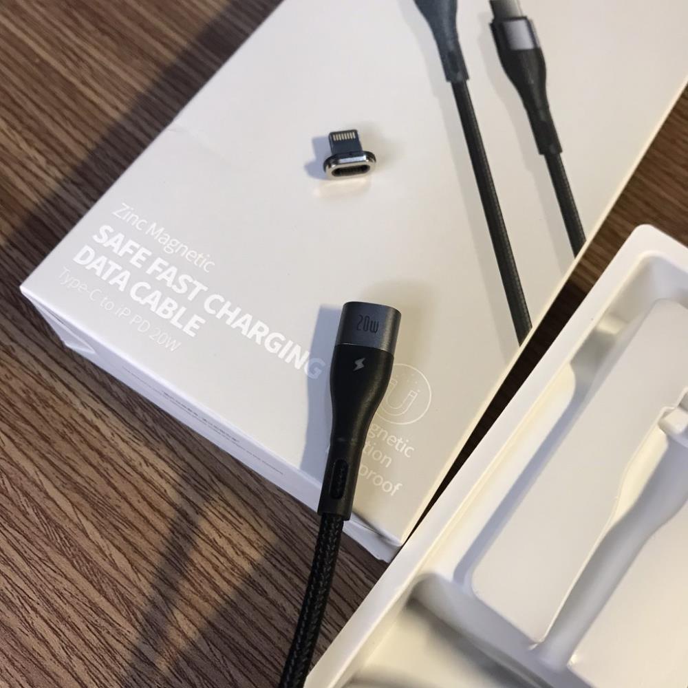 Dây Cáp Sạc Nhanh Baseus PD 20W Dành Cho Iphone 12 Mini 11 Pro Xs Max Xr 8 7 Plus Đầu Type C Nam Châm