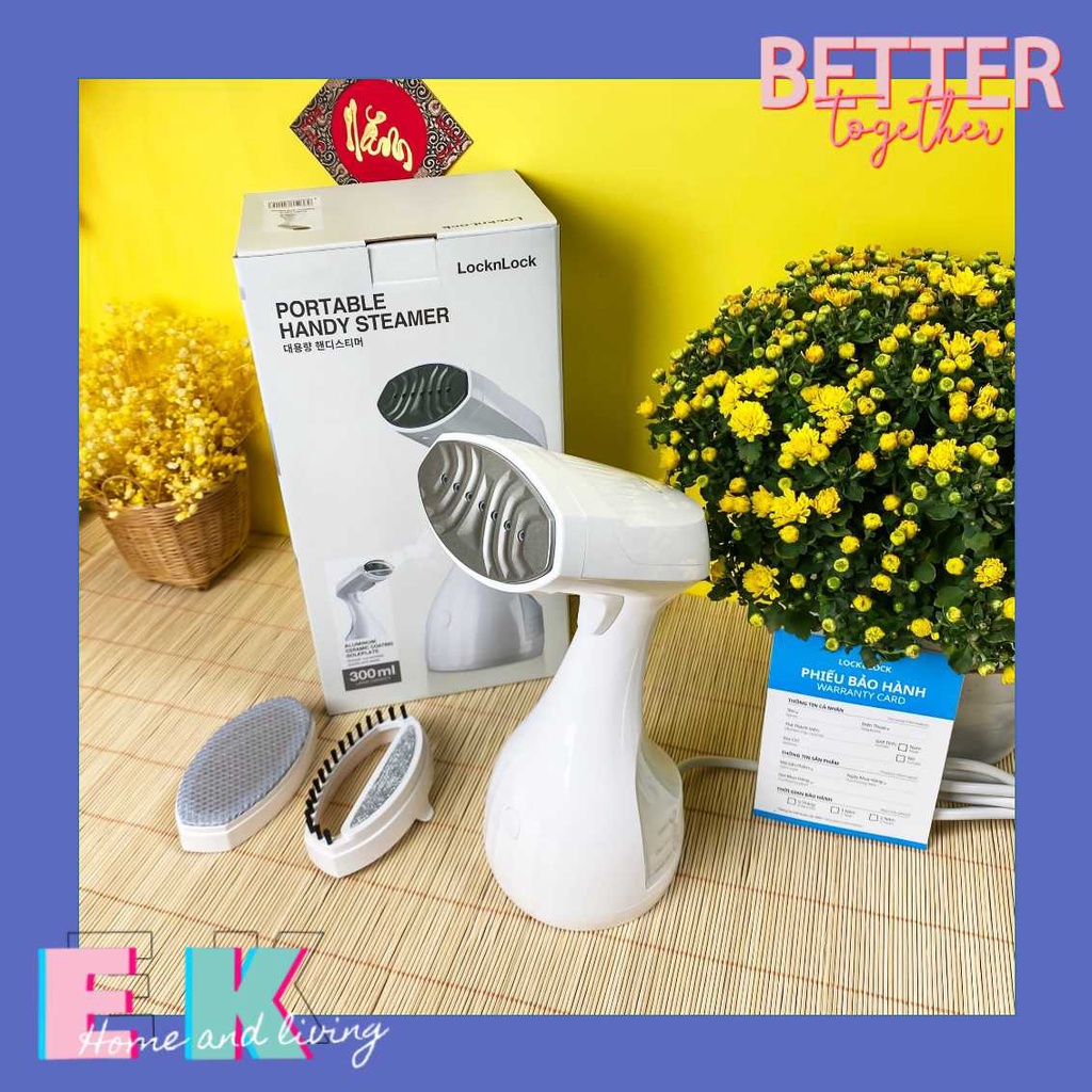 BÀN LÀ HƠI NƯỚC CẦM TAY LOCK&LOCK ENI222(BÀN ỦI), E.K HOME AND LIVING