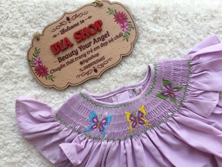 Đầm smock cao cấp