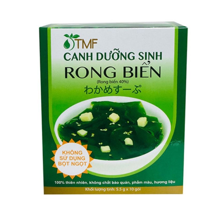 CANH RONG BIỂN ĂN LIỀN THỰC PHẨM CHAY RONG BIỂN NẤU CANH DƯỠNG SINH RONG BIỂN