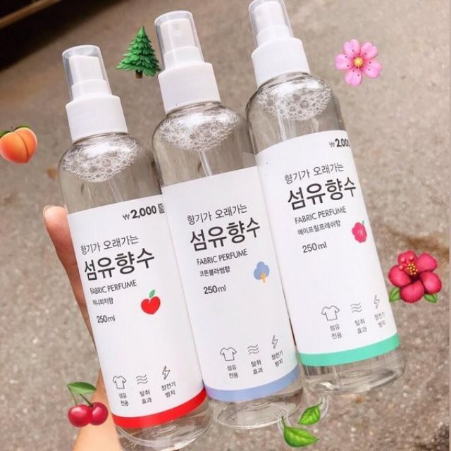 XỊT THƠM QUẦN ÁO FABRIC PERFUME HÀN QUỐC
