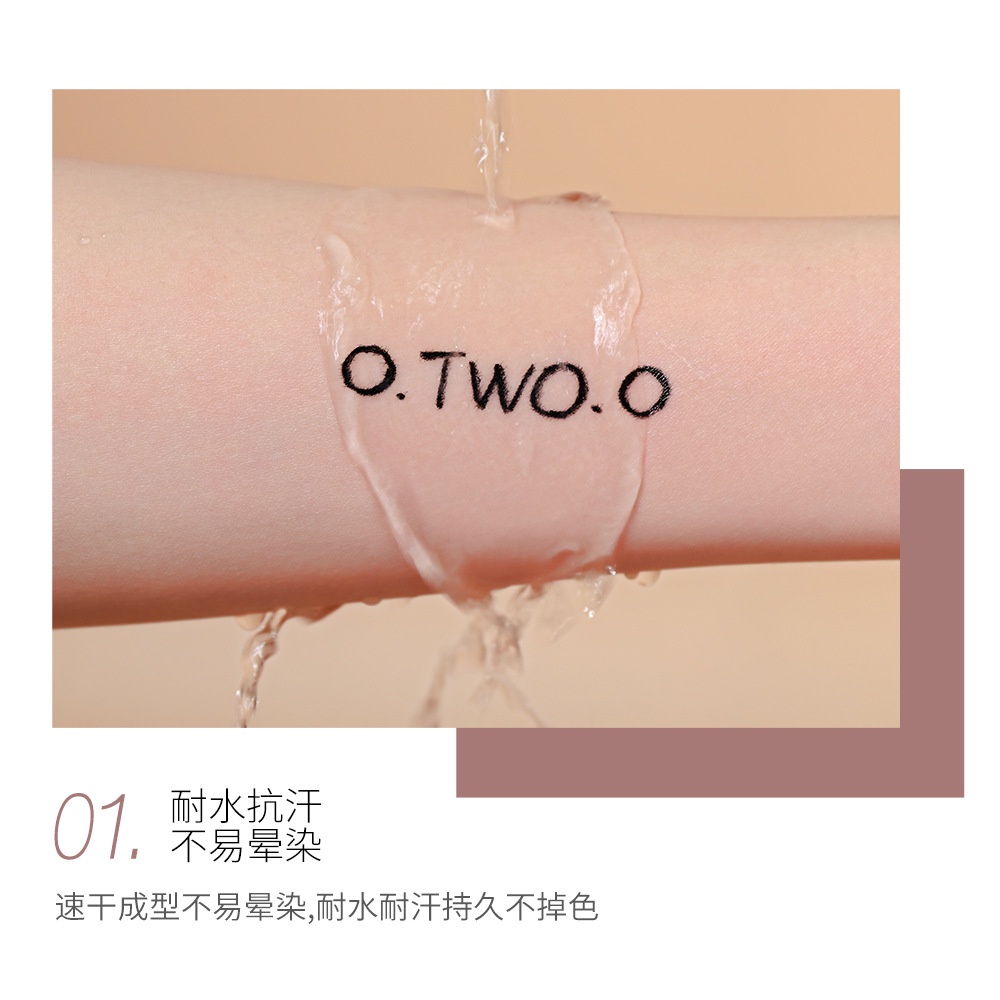 Bút kẻ mắt dạng lỏng O.TWO.O chống thấm nước lâu trôi dễ dùng cao cấp cho người mới