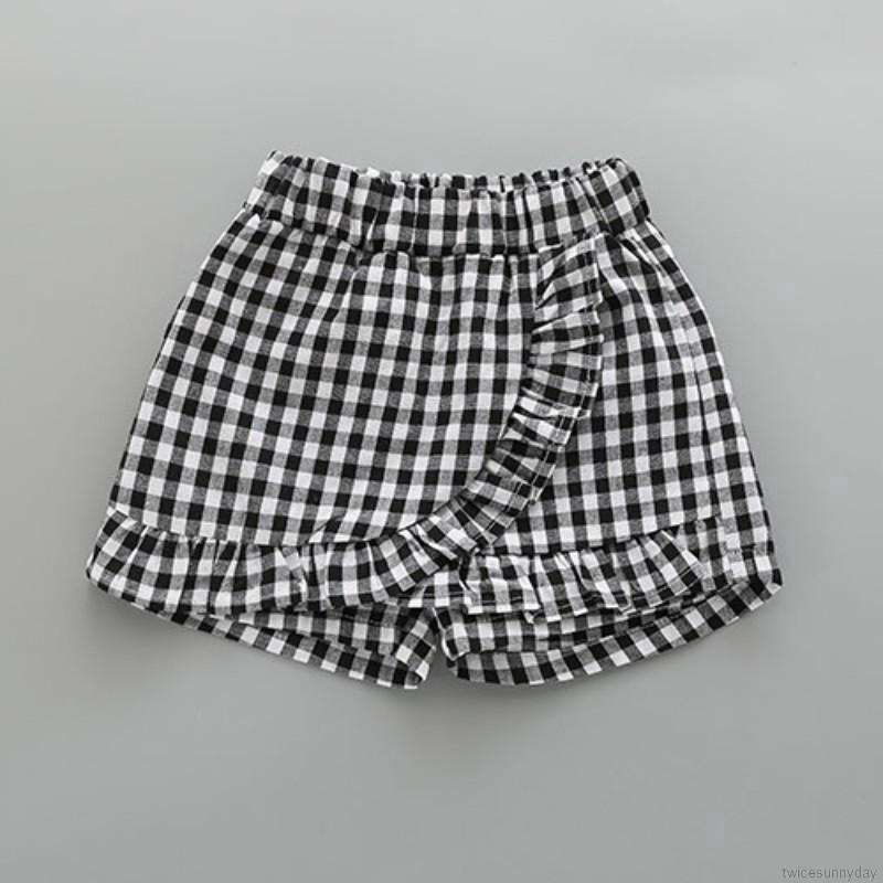 Set áo thun hoạt hình + chân váy cho bé gái