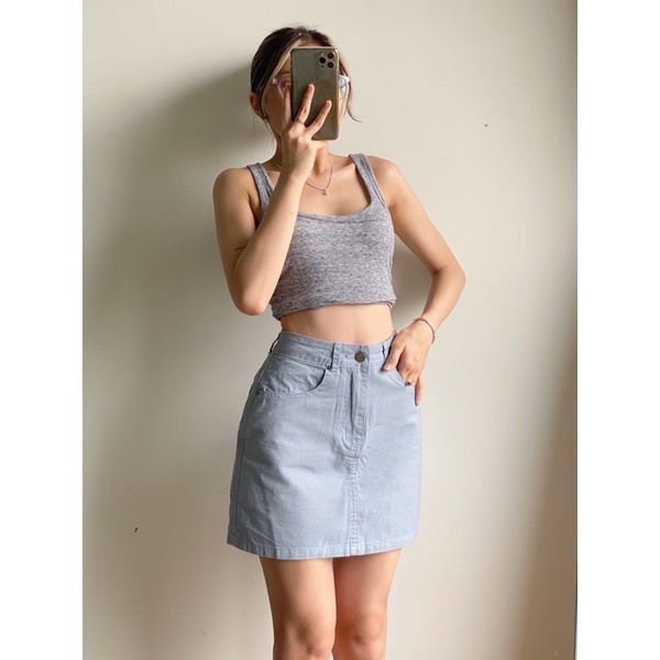 Chân váy kaki có lót quần