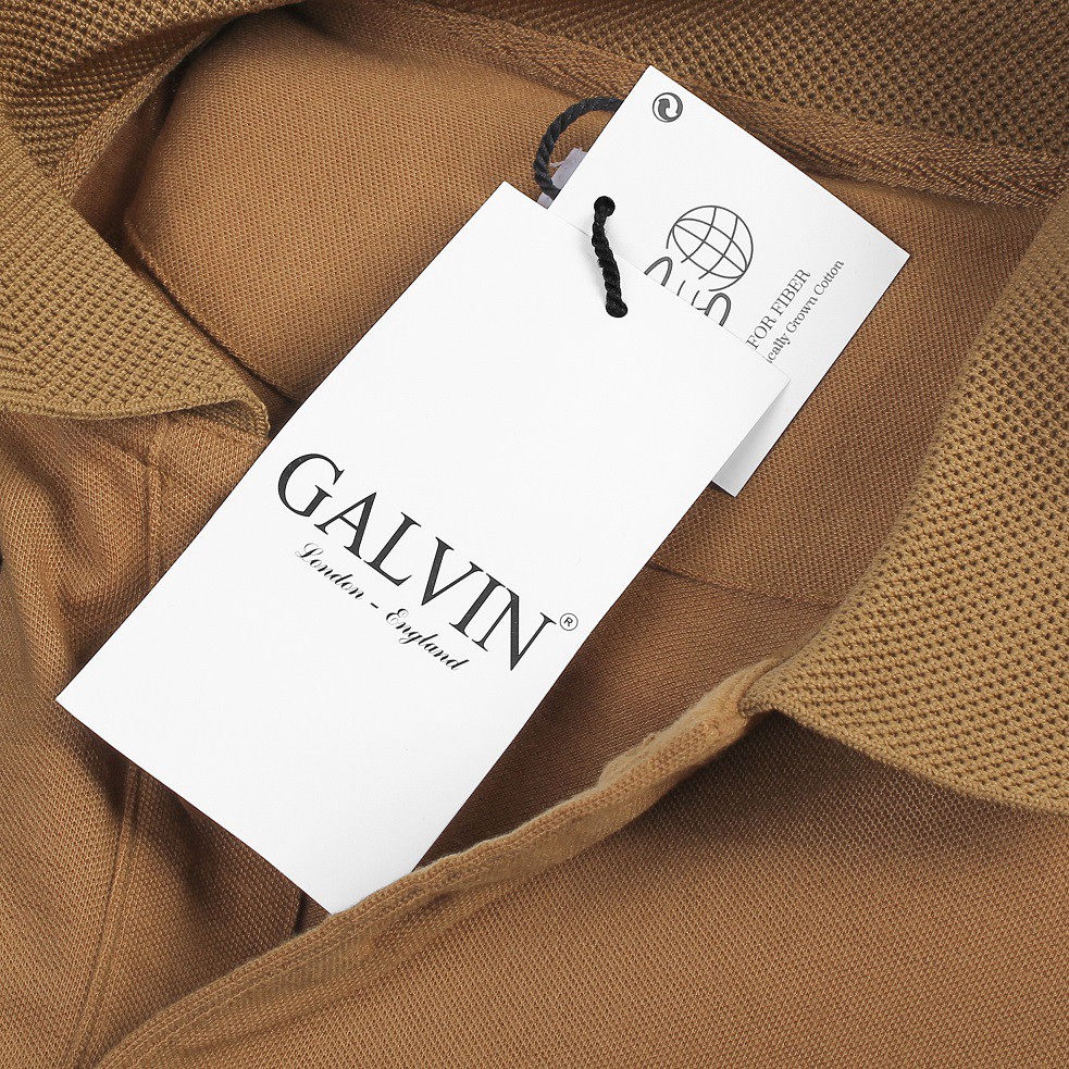 áo Polo nam Galvin vải cá sấu Cotton co giãn cao cấp dệt bo lưới chuẩn form cổ bẻ tay ngắn 25 - Leo Vatino E4