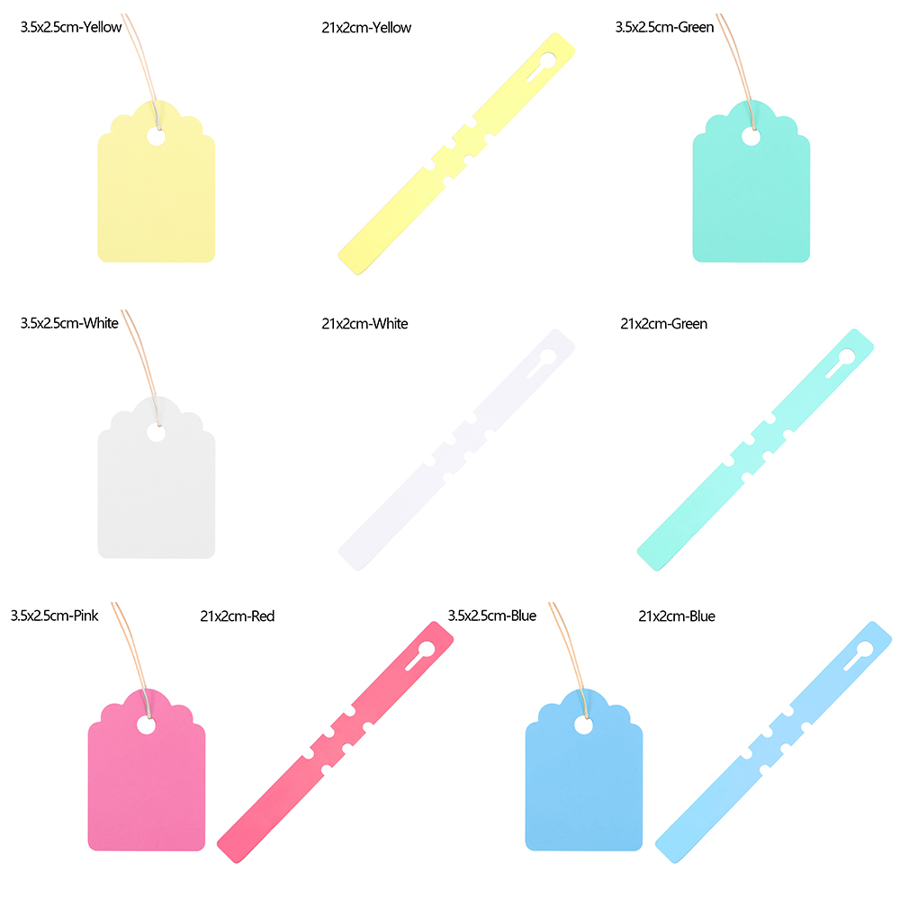 Bộ 100 Thẻ Phân Loại Cây Trồng Nhiều Màu Sắc Tiện Dụng