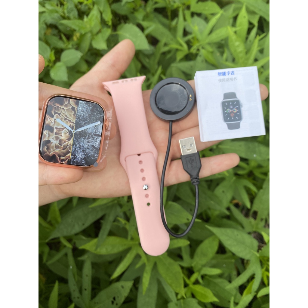 Đồng hồ thông minh màu hồng đầy đủ các chức năng !