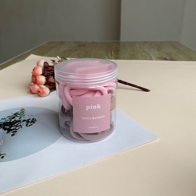 Hộp chun buộc tóc co dãn, dễ thương thời trang