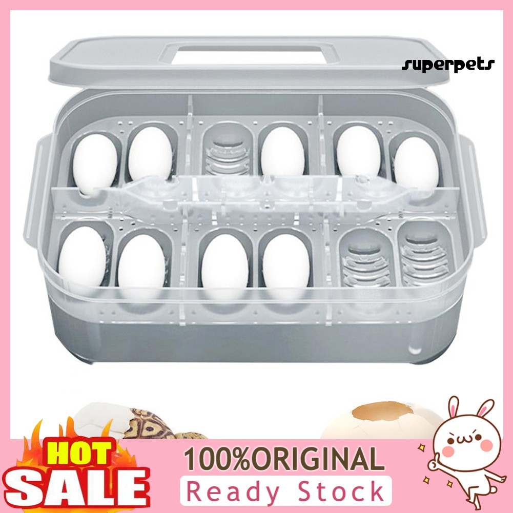 Hộp ấp trứng 6 ngăn 12 ô cho thú cưng bò sát