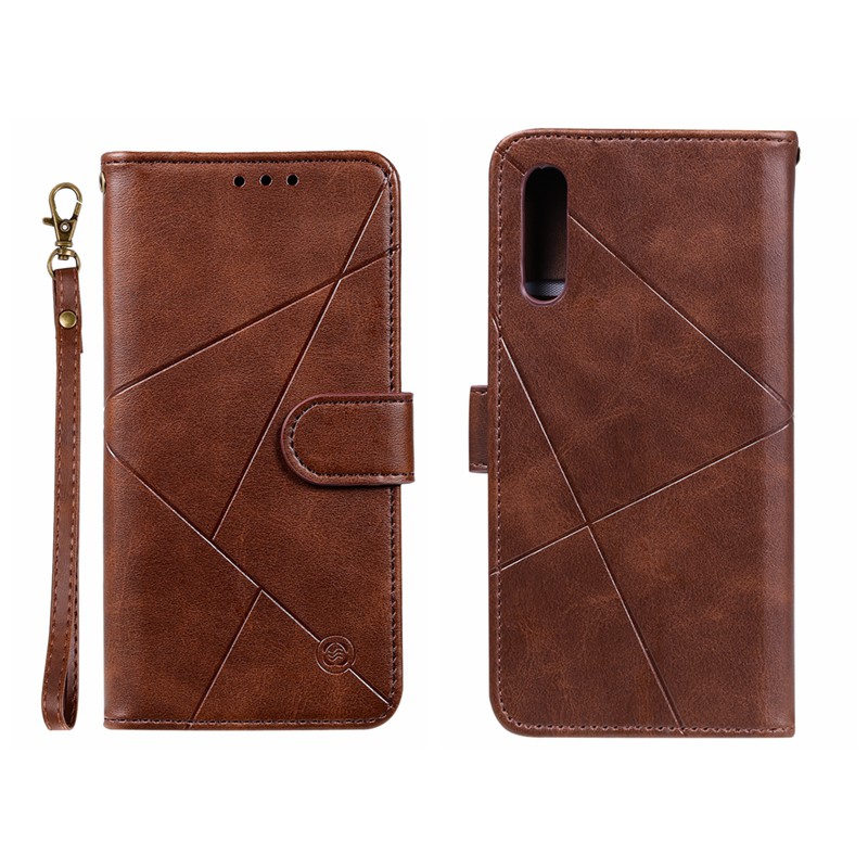 For Samsung A7 2018 M20 M10 A10 A30s A50s A50 A70 Plain weave Geometric figure leather case | BigBuy360 - bigbuy360.vn