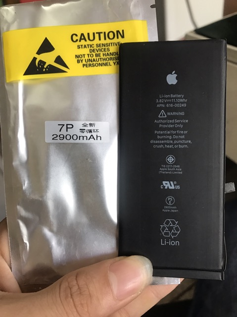 Pin Zin Chính Hãng iphone 7/ 7 plus 2900Mah - Tặng siu pin - Tua vít đa năng 5 đầu tháo điện thoại