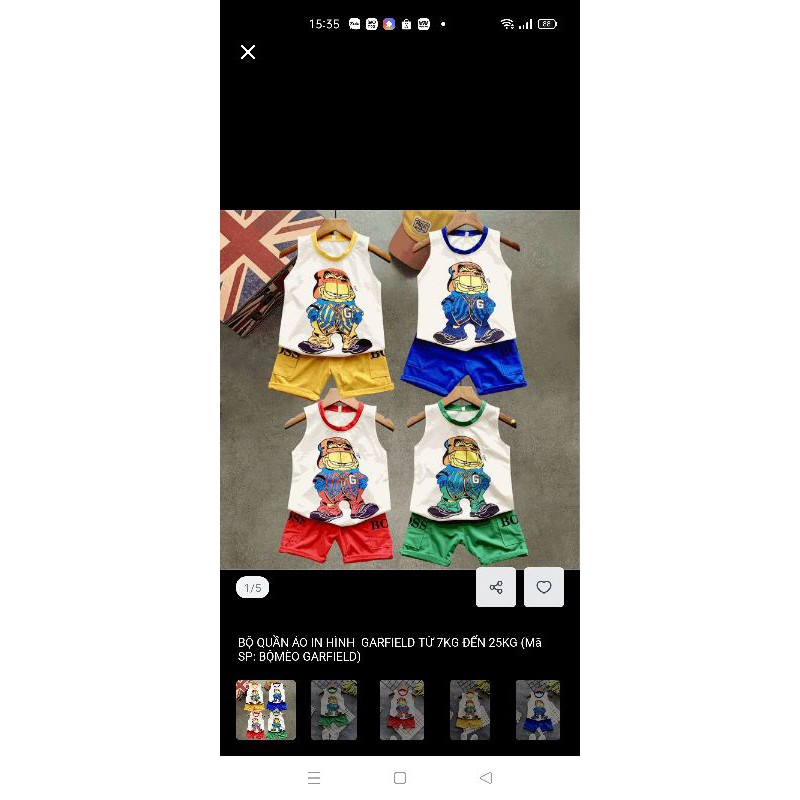 Bộ mèo thun cotton 100%