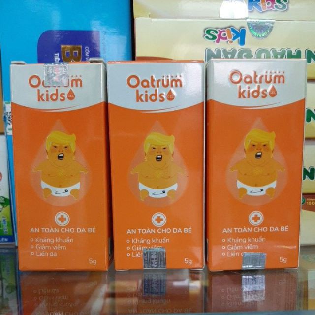 Kem bôi da oatrum kids tube 20gr Hăm, Tràm Sữa, Mụn Nhọt, Rôm Sẩy Trẻ Sơ Sinh ( oatrumkids)