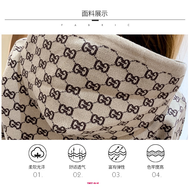 Set bộ len có mũ thu đông hàng Quảng Châu  s8475