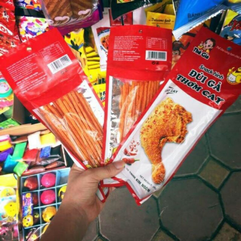 Bịch 30 gói thơm cay đùi gà