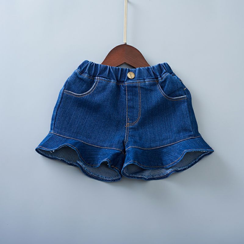 Quần short jeans thời trang bé gái