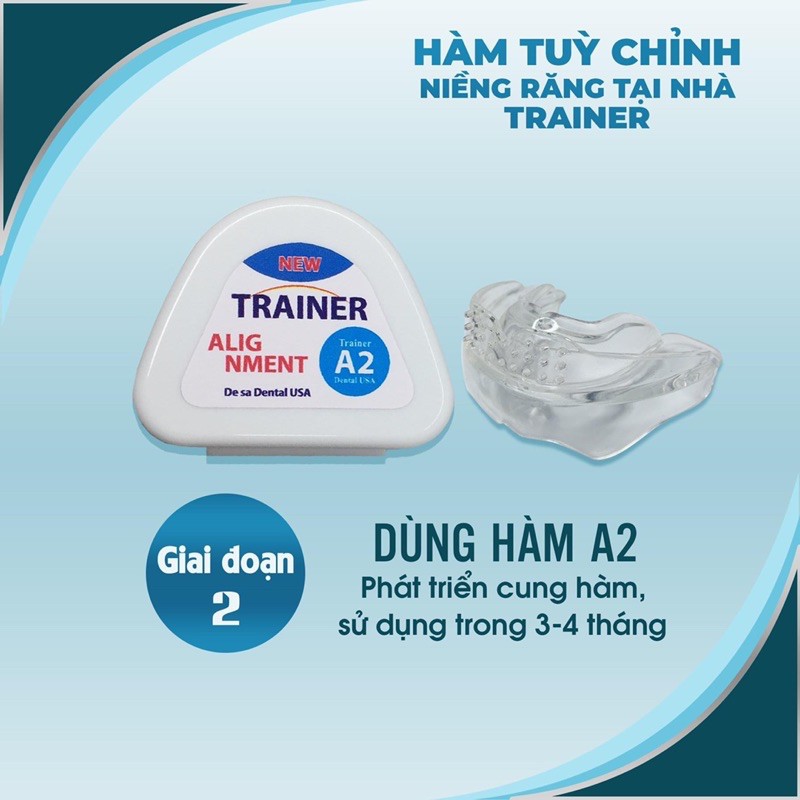 BỘ NIỀNG RĂNG TẠI NHÀ CHỌ NGƯỜI LỚN VÀ TRẺ EM_BỘ 3 NIỀNG [A1-A2-A3]