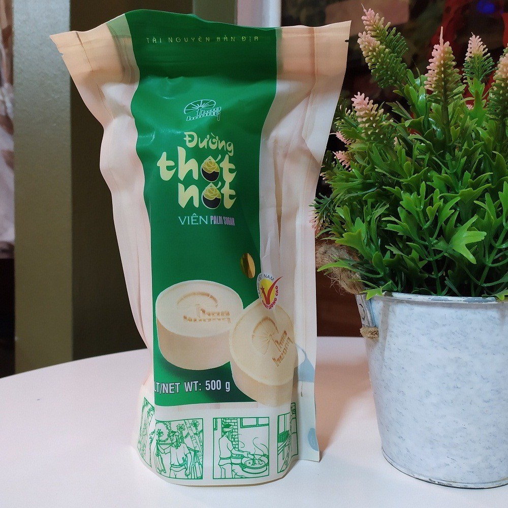 Combo 2 túi Đường thốt nốt dạng viên hiệu Thảo Hương  - HSD 01 năm