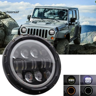 Đèn Pha Gub Led 7 Inch 500w Cho Xe Jeep Wrangler