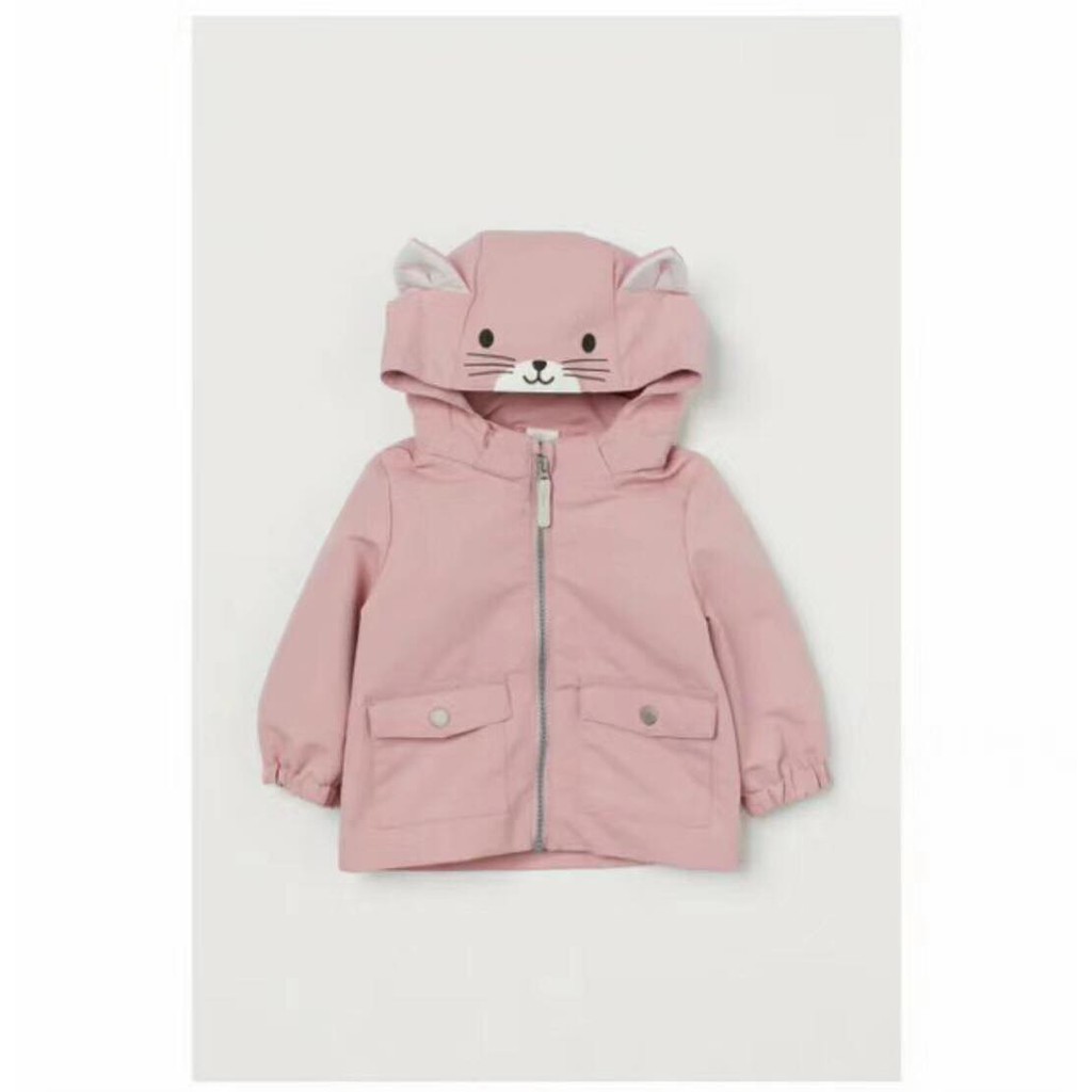 Áo khoác mèo hồng H&M