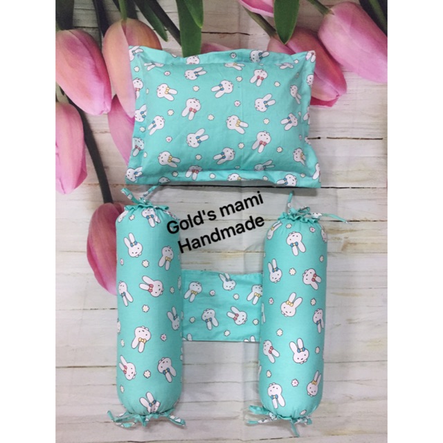 Set gối chặn handmade cho bé