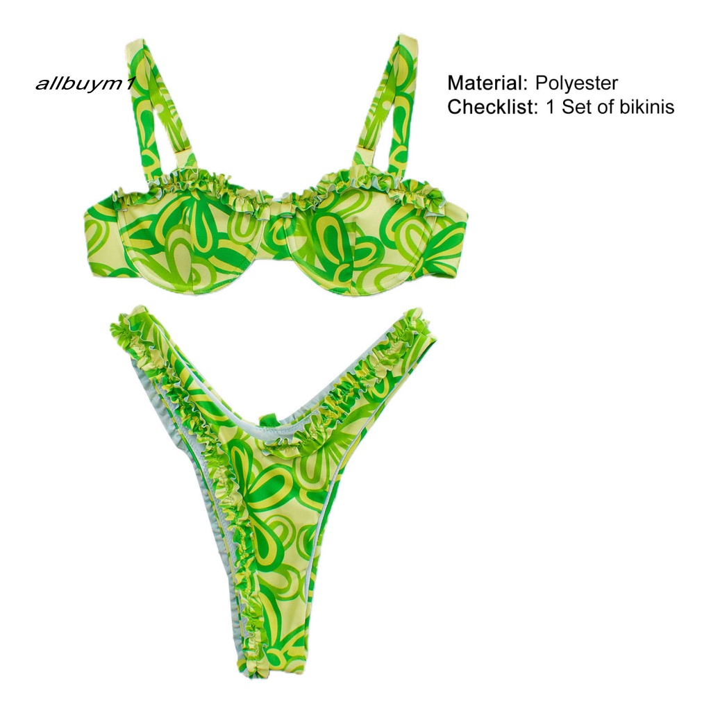 Bộ Bikini Có Mút Nâng Ngực Thời Trang Mùa Hè Quyến Rũ Cho Nữ