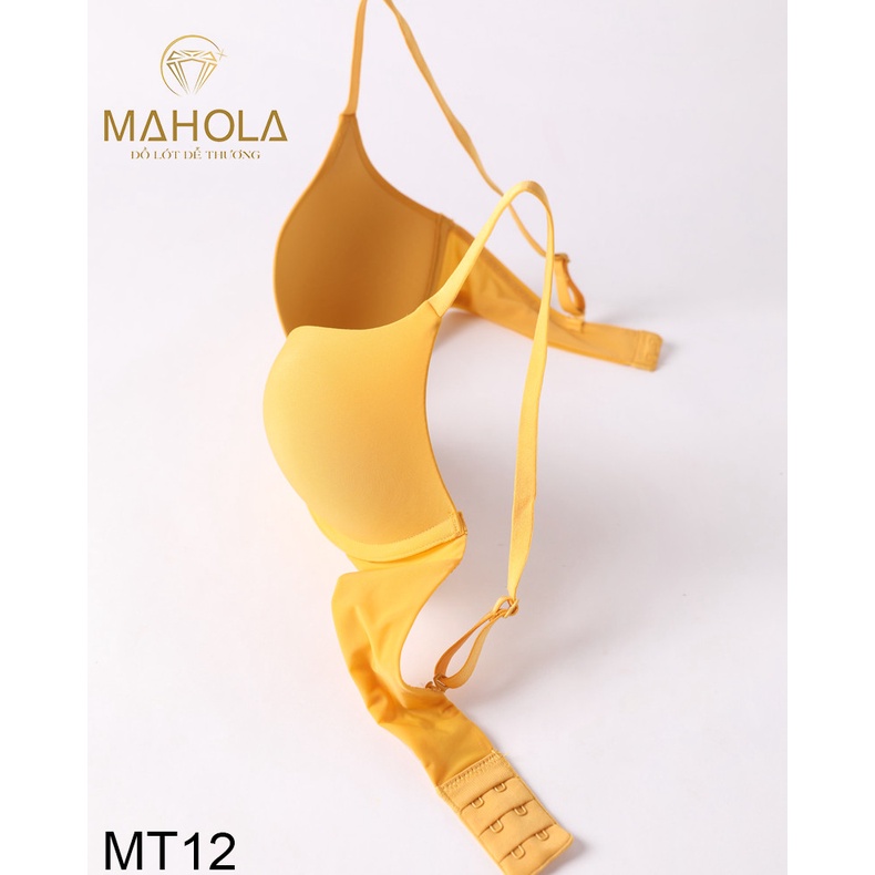 Áo ngực lụa sữa tàng hình không gọng đệm mỏng chống hở viền phong cách nhật MAHOAL MT12