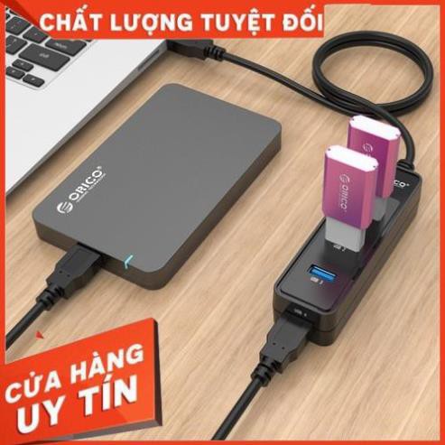 Freeship- Bộ chia Hub 4 cổng USB 3.0 Orico W5PH4-U3 (Đen)