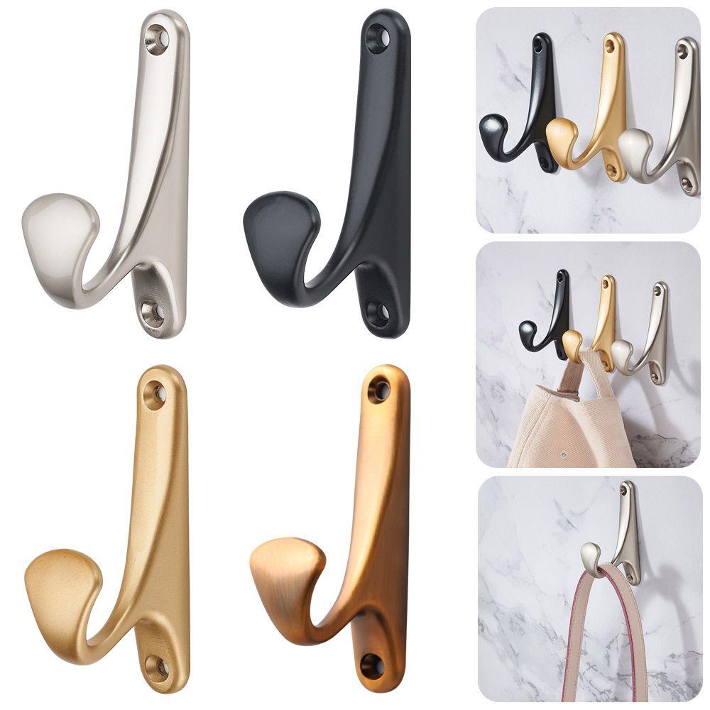 Set 2 Móc Treo Đồ Gắn Tường Bằng Hợp Kim Kẽm Sang Trọng