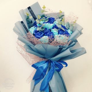 Bó hoa hồng sáp thơm 30 bông( ảnh thật)