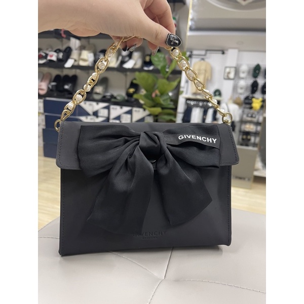 [GIFT CHÍNH HÃNG] TÚI GIFT GIVENCHY BEAUTE - NOT FOR SALE - TÚI CẦM TAY ĐEO CHÉO CÓ SẴN MÀU HỒNG ĐEN