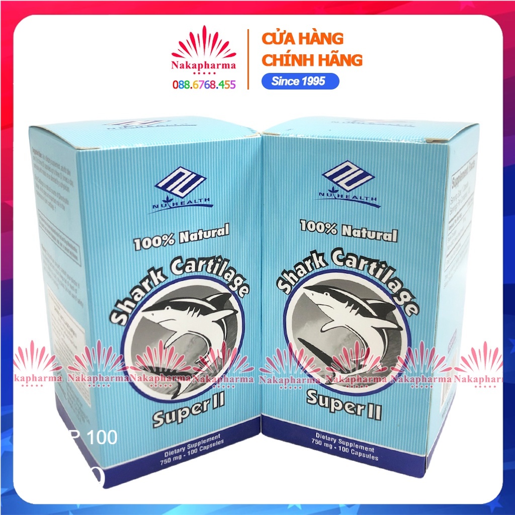 Viên sụn vi cá mập Shark Cartilage Super II - Hỗ trợ bồi bổ và tái tạo sụn khớp, vận động linh hoạt, dẻo dai Polvita