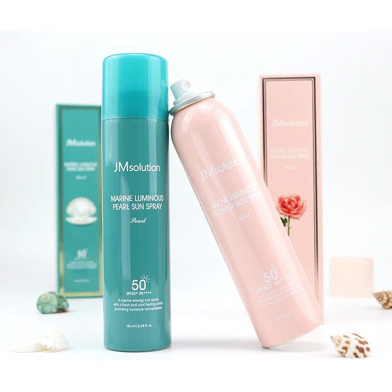 Xịt Chống Nắng Làm Trắng Bảo Vệ Da Jm Solution Pearl Marine and Glow Luminous Sun Spray 180ml - Viebeauty | BigBuy360 - bigbuy360.vn