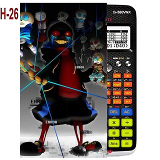 Dán máy tính Casio sans undertale , ERROR ( đa dạng mẫu hình)