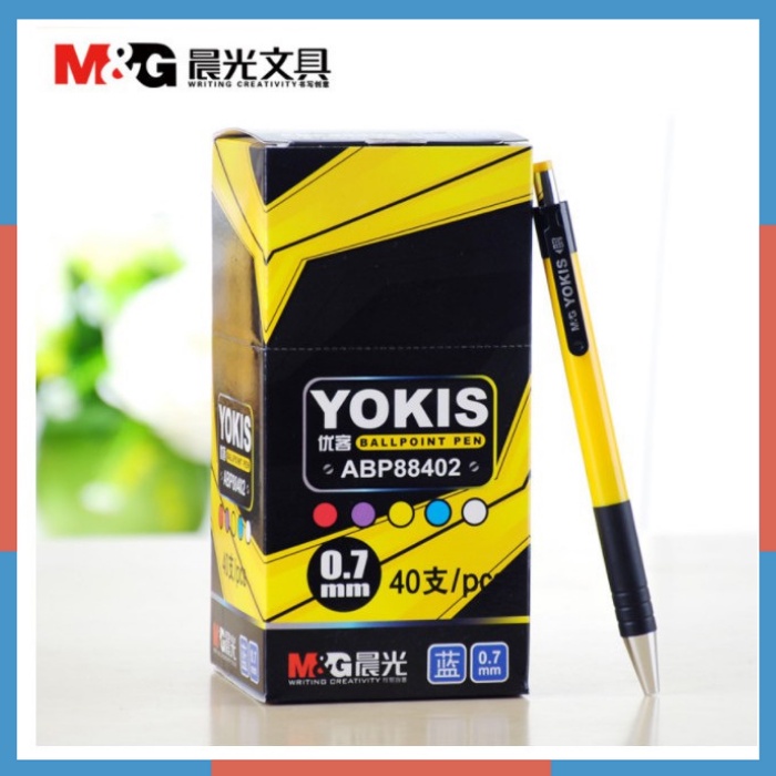 Bút bi MG nét viết 0.7mm màu sắc trẻ trung năng động ABP88402, 88473 sản phẩm bút bi bán chạy toàn cầu