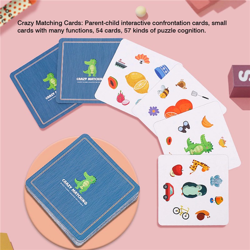 Bộ Đồ Chơi Ghép Hình 54 Thẻ Dành Cho Bé