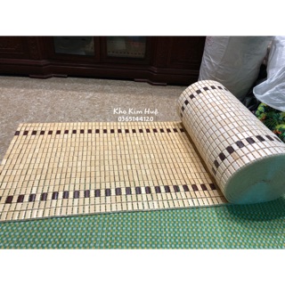 Chiếu trúc trải sofa hạt vàng 58x148 , 78x129