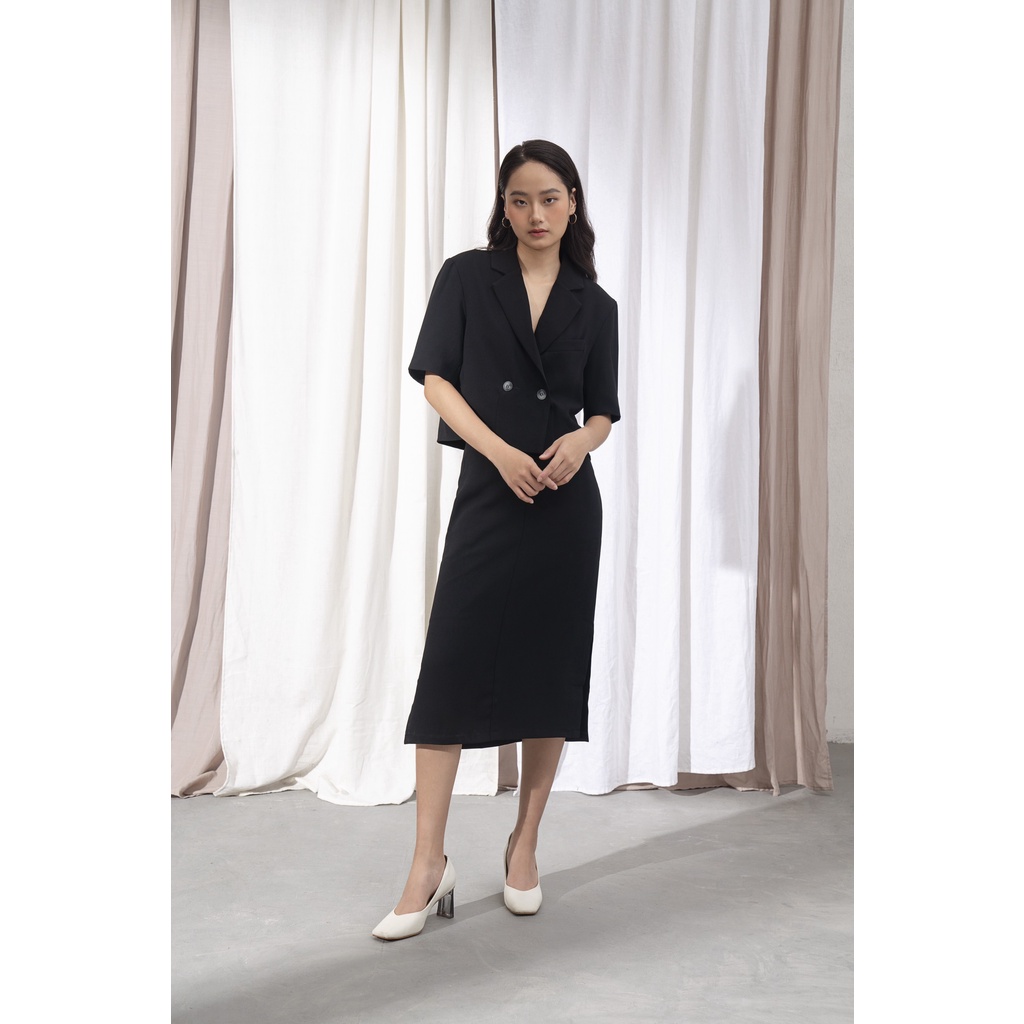 Happy Zoo - Áo tay ngắn pijama crop ( 2 màu )