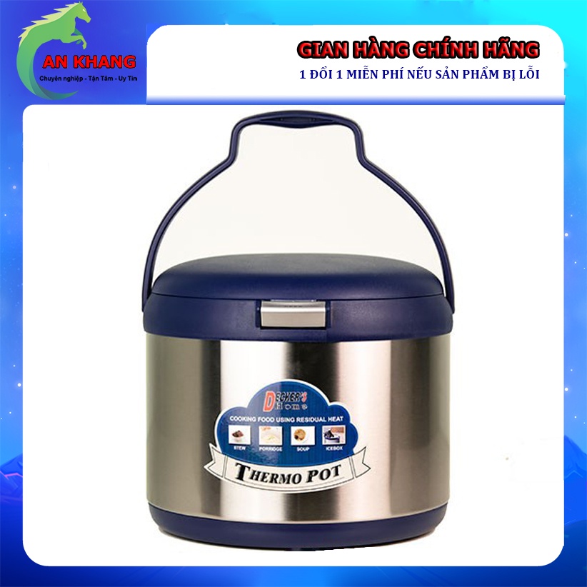 [Mã ELHADEV giảm 4% đơn 300K] Nồi Ủ Nhiệt Đa Năng 3.5L Thermo Pot Decker’s Home YXM-D35CF - Hàng Chính Hãng