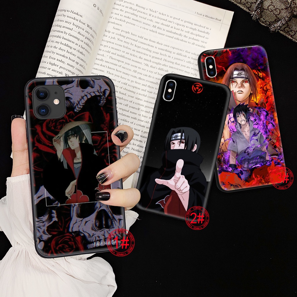 Ốp điện thoại TPU mềm 47RT in hoạt hình Naruto Itachi thích hợp cho iPhone 6 6S 7 8 Plus X XS XR 11 Pro Max
