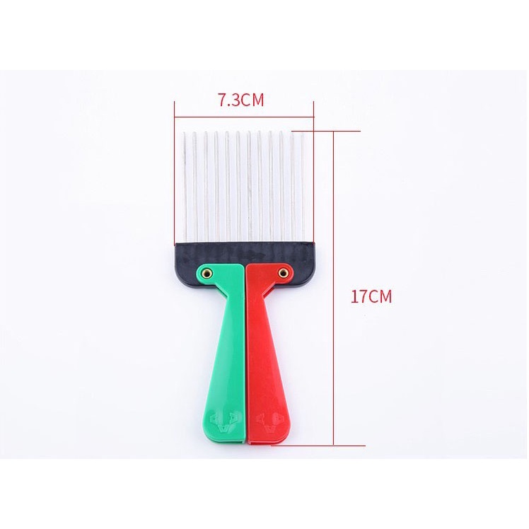 Lược Xỉa Tạo Phồng &amp; Chải Pomade Cao Cấp Afro Pick Gấp Gọn