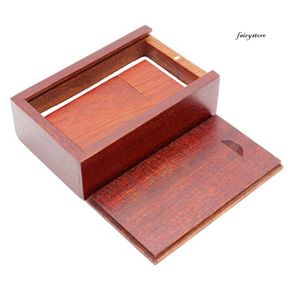 Usb Mini Fs + 4-32gb Vỏ Gỗ