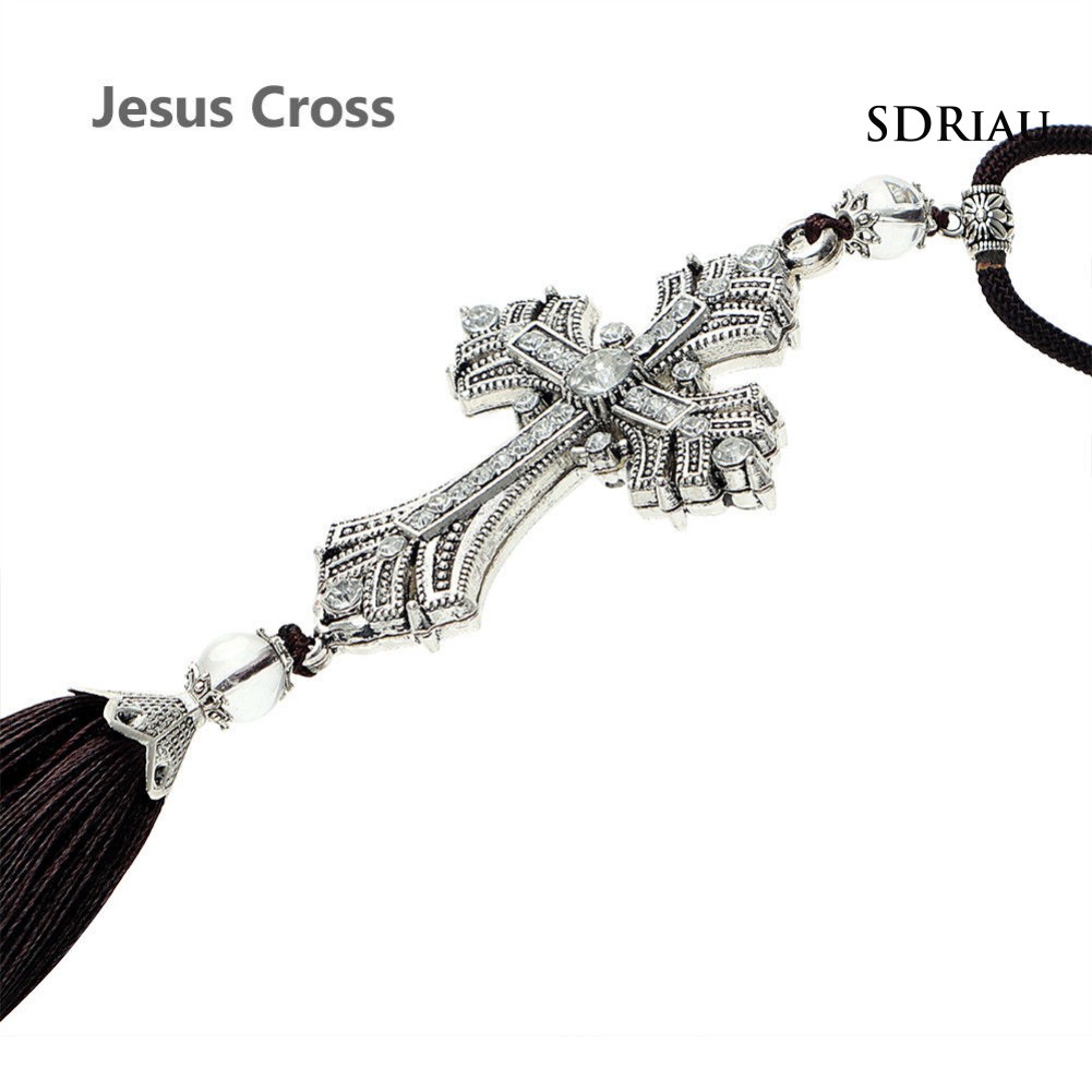 Phụ Kiện Treo Trang Trí Gương Chiếu Hậu Xe Ô Tô Hình Chúa Jesus