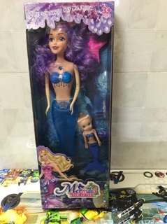 Búp bê người cá phát sáng ( 1 con )